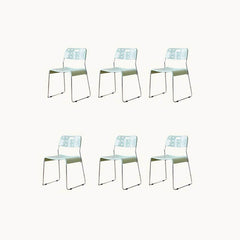 Modern Stackable Garden Kitchen & Dining Plastic & Acrylic Side Chair Dining Chairs