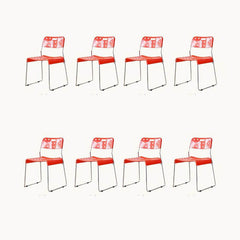 Modern Stackable Garden Kitchen & Dining Plastic & Acrylic Side Chair Dining Chairs
