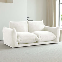 Modern Modular Cloud Sectional Couch Lambswool Fabric Chaise Oversized Sofa