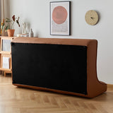 Brown/Black/White Nordic Modern PU Leather Sofa Lounge Chair