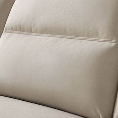 Straight Sofa Couch/Sofa Recliner in Polyester Blend with Left Hand Facing/Horizontal Orientation and Round Arm Sectionals