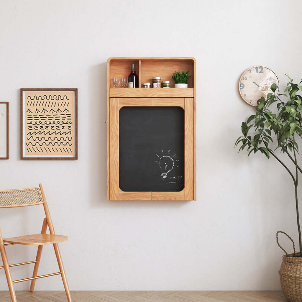 Wall-mounted folding dining table designed for space-saving and small areas