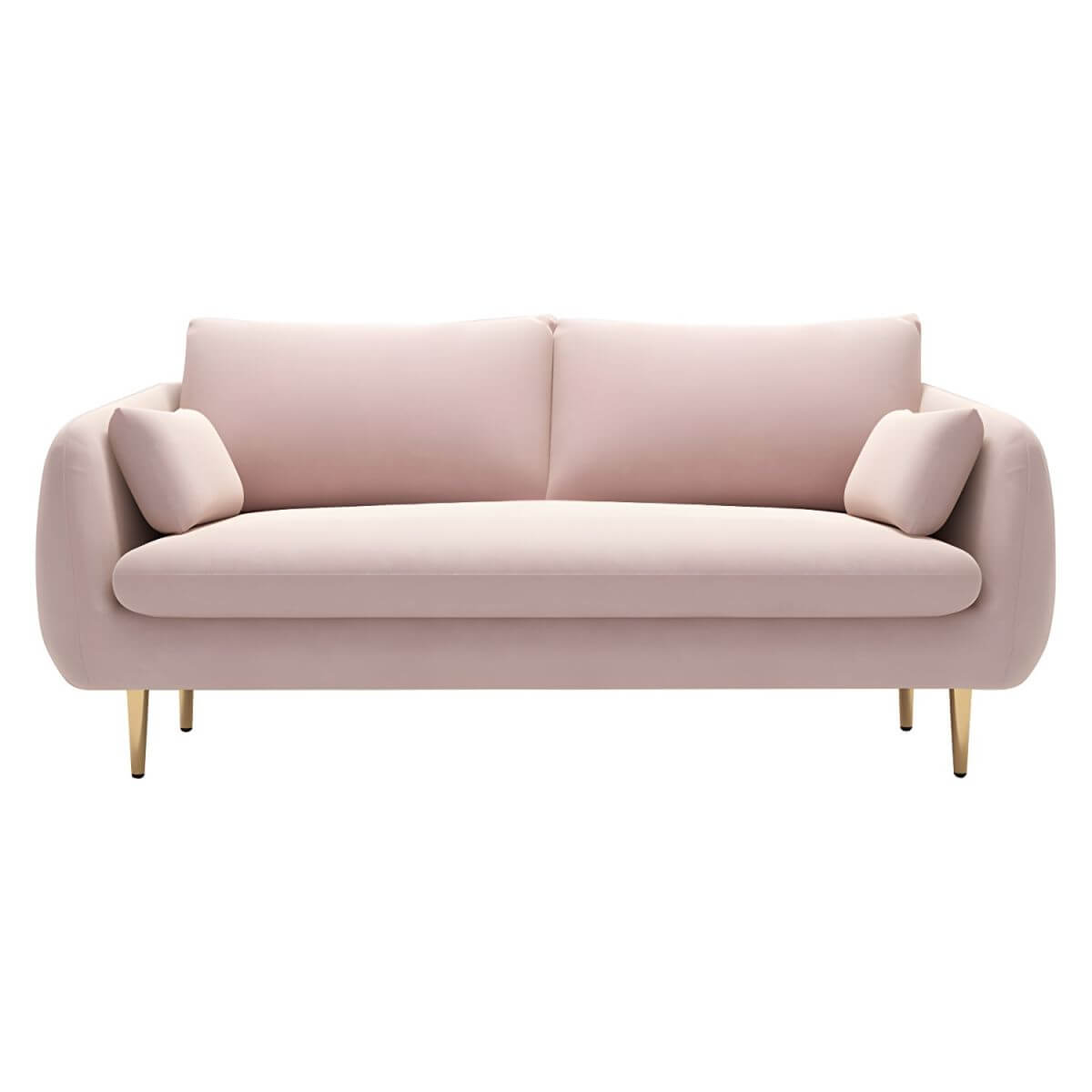31.5-inch polyester blend tuxedo arm sofa with loose back, perfect for living room seating