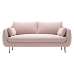 31.5"H Polyester Blend Tuxedo Arm Loose Back Sofa For Living Room Sofa