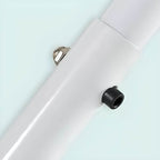 Two-seater metal porch swing egg chair with stand, cushions, and chain included