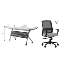Durable and Lightweight Foldable Meeting Table with Easy Storage Solution