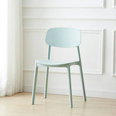 1 Piece Scandinavian Plastic & Acrylic Open Back Kitchen & Dining Side Chair Dining Chairs