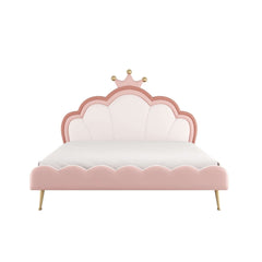 Lit d'Enfant Rose Rêve de Princesse Lit Doux de Luxe