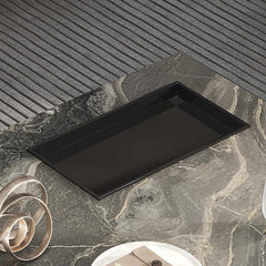 Light Luxury Sintered Stone Rectangle Coffee Table