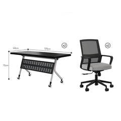 Minimalist Foldable Conference Table Ideal for Training and Business Meetings