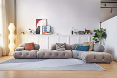 Luxury Modern Modular Sectional Sofa with Custom Fabric Options