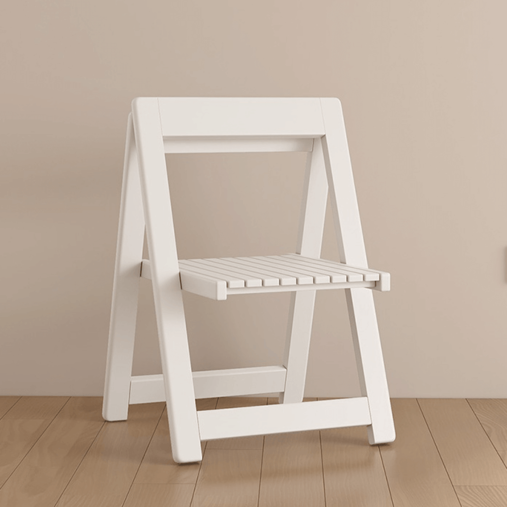 Round folding dining table with marble texture, perfect for small homes and space-saving design