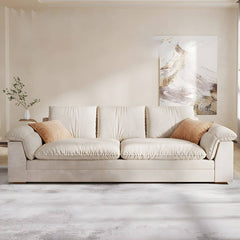 Nordic Upholstered Sofa Bed 30.7" Tall Sleeper Sofa with Storage Futons