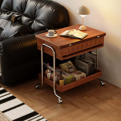 Versatile Movable Coffee Table & Mini Dining Table – Storage and Transformable Design