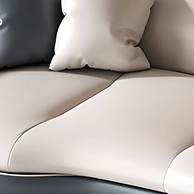 left-arm chaise with tuxedo arm