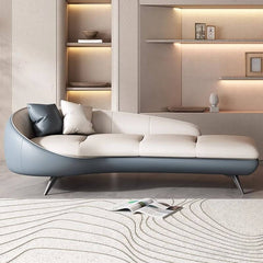 Nappa upholstered chaise