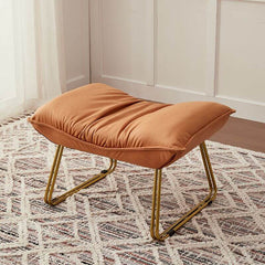 Stylish Faux Leather Footstool