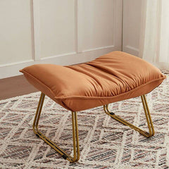 Stylish Faux Leather Footstool