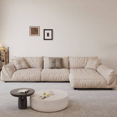 Modern Ivory Sofa for Living Room