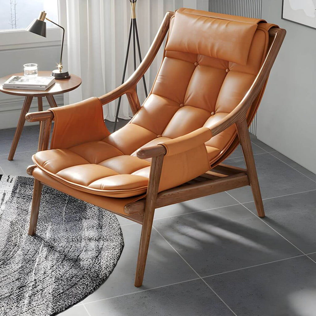 Recliner showcasing Scandinavian minimalistic style