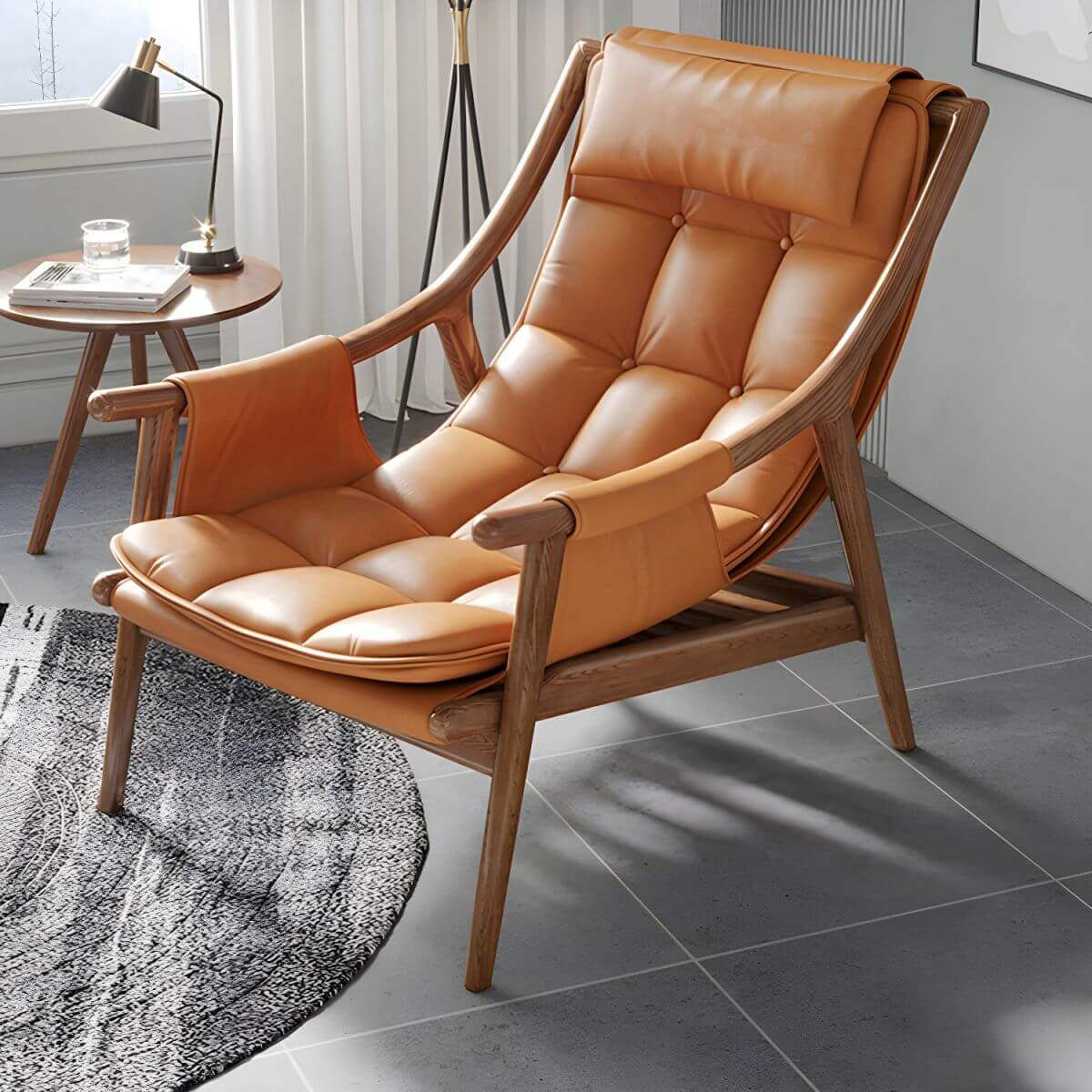 Recliner showcasing Scandinavian minimalistic style