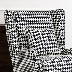 Upholstered chair with removable cushions