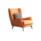 Fluffy cushions of the slipper chair