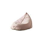 Grey velvet bean bag lounger