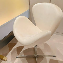 Elegant beige modern vanity stool