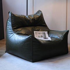 Comfortable bean bag lounger in a cozy setting