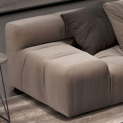 Elegant U-Shape sofa design with accessories