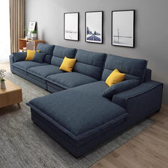 L-shape sofa in modern living room