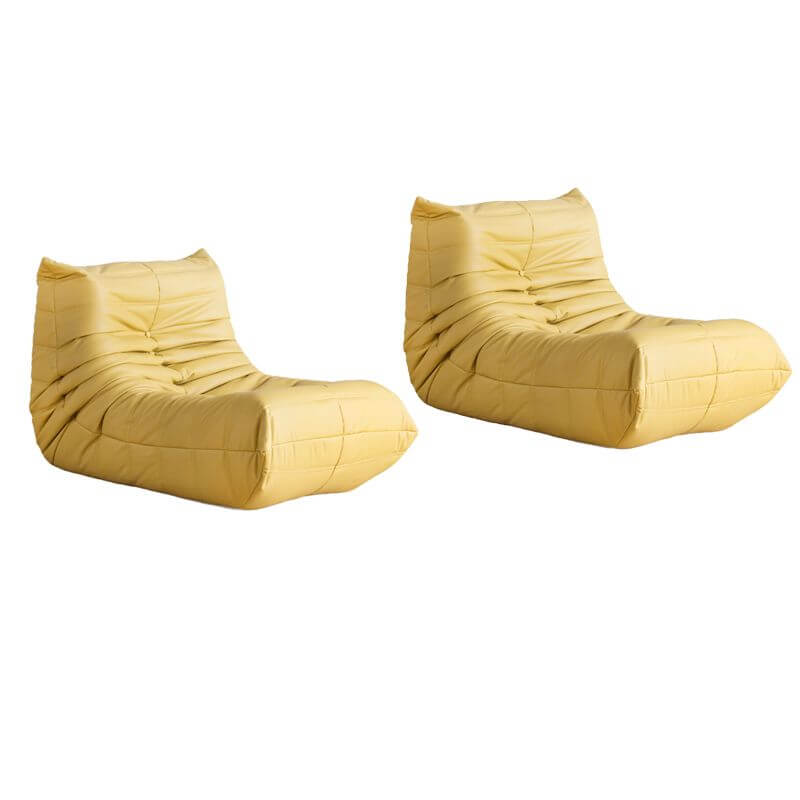 Armless chair in stylish living room setting