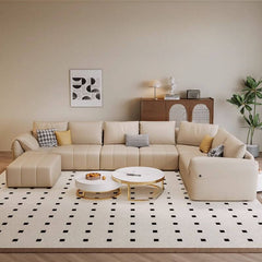 spacious 7-seater sofa for gatherings