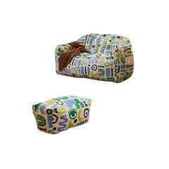 cotton blend bean bag lounger