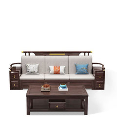 Comfortable loveseat with storage