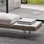 Decorative indoor bench with upholstered seating