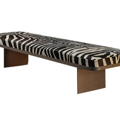 Elegant Black Upholstery Sitting Bench