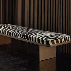 Classic Design Upholstered Bench