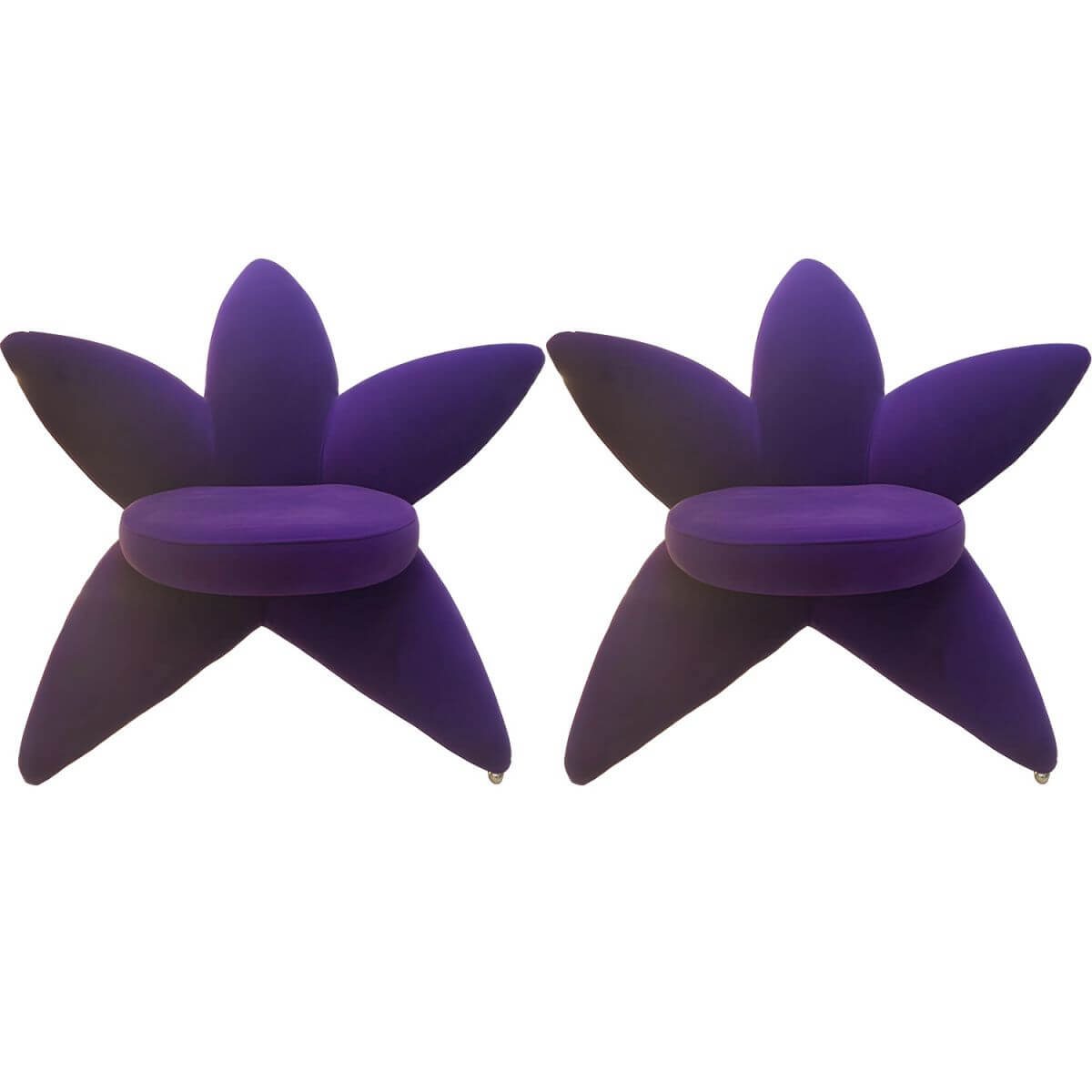 Modern style arm chair in apricot color