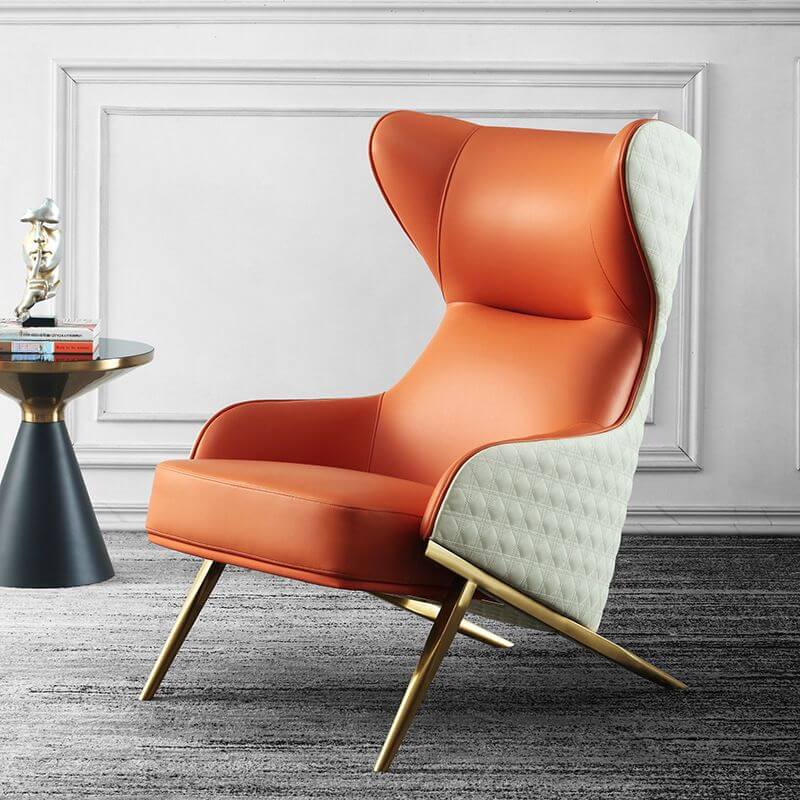 Modern Simple Style Wingback Chair