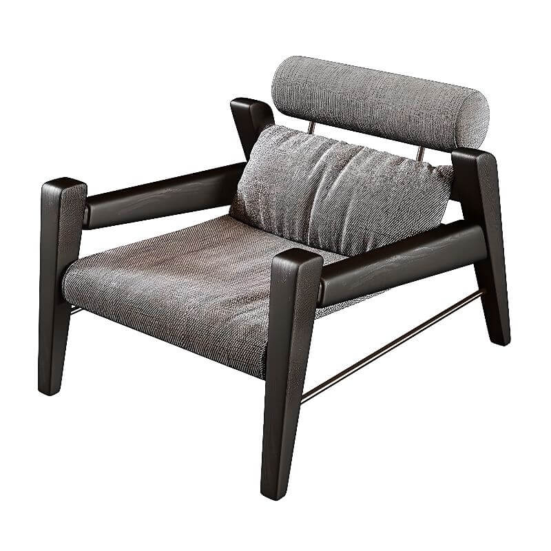 Elegant Dove Grey Accent Chair