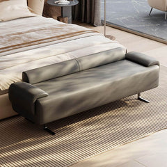 Comfortable upholstered bench for bedroom