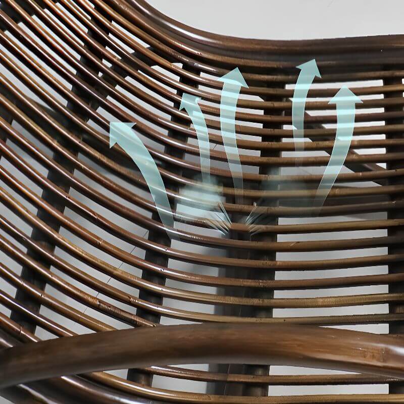 Modern design rocking armchair for cozy spaces