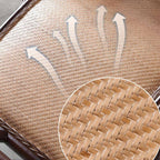 Close-up of rocking chair wooden finish