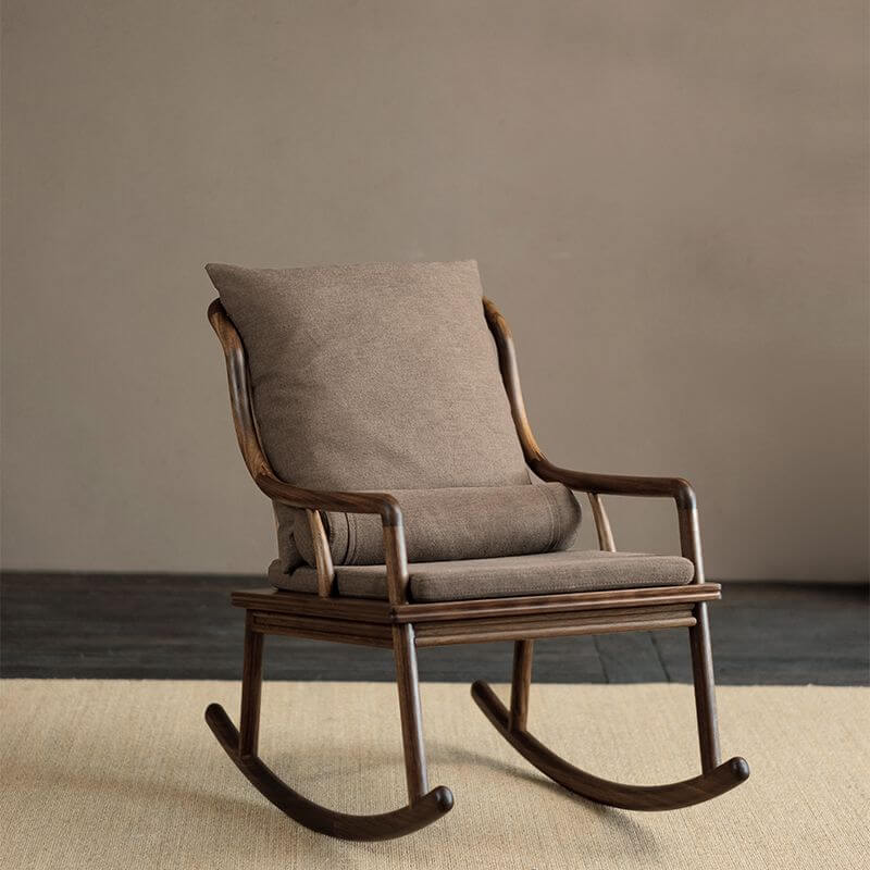 Modern Upholstered Rocking Chair