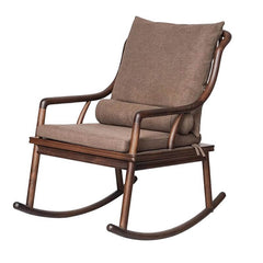 Art Deco Rocking Armchair in Teak