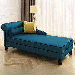 Solid color chaise in green for stylish decor