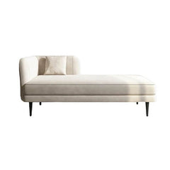 Right-arm flannel chaise lounge for modern decor