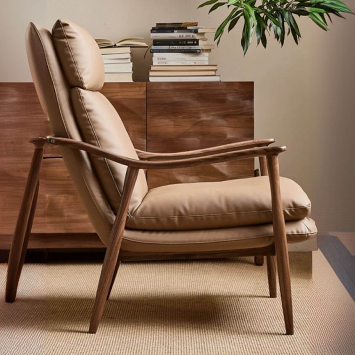 Chic lounge chair perfect for relaxation